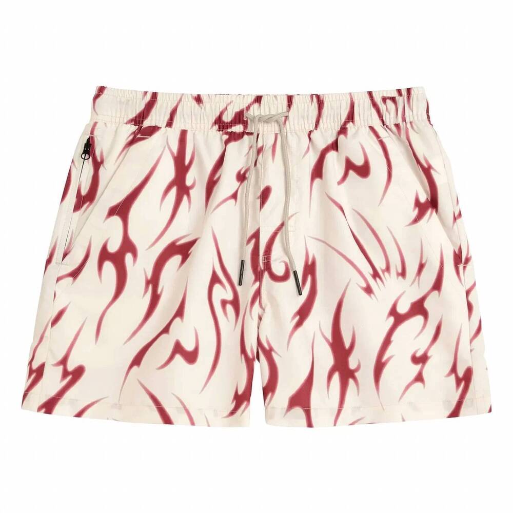 NEW OAS men's tribalo swim shorts in red